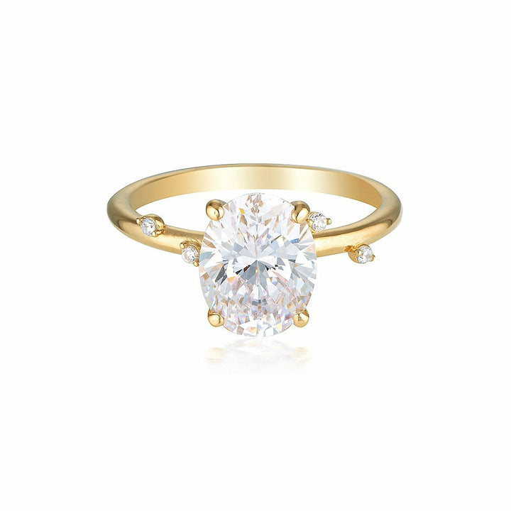 Georgini Aurora Southern Lights Ring Silver Size 9