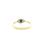 Sapphire and Diamond Dress Ring in Yellow Gold