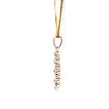 Ruby and Diamond Oval Pendant