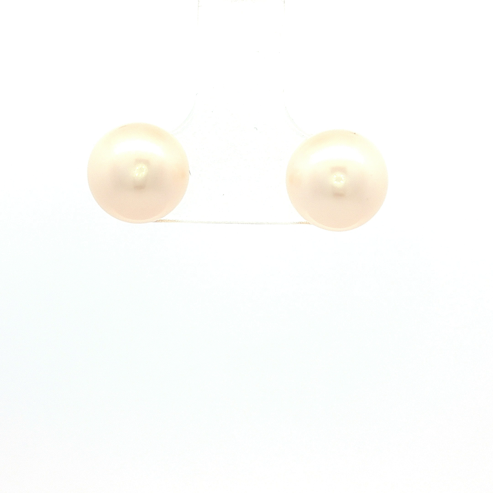 The Cosmic Moon Studs 8.5-9mm Pearl