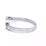 9 Carat White Gold Shaped Channel Set Wedder