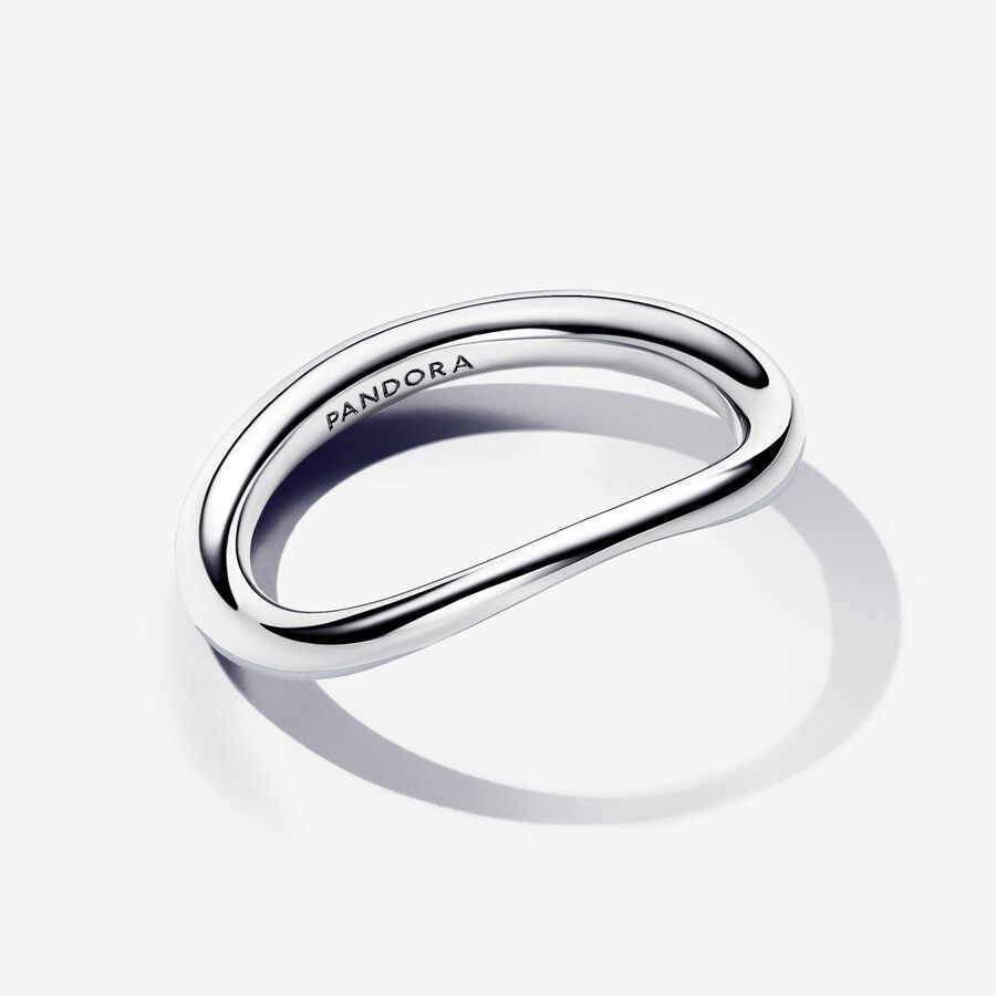 Organically Shaped Band Ring - 58