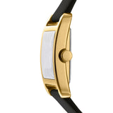 DKNY Iconic Women's Black Dial Leather Strap Watch