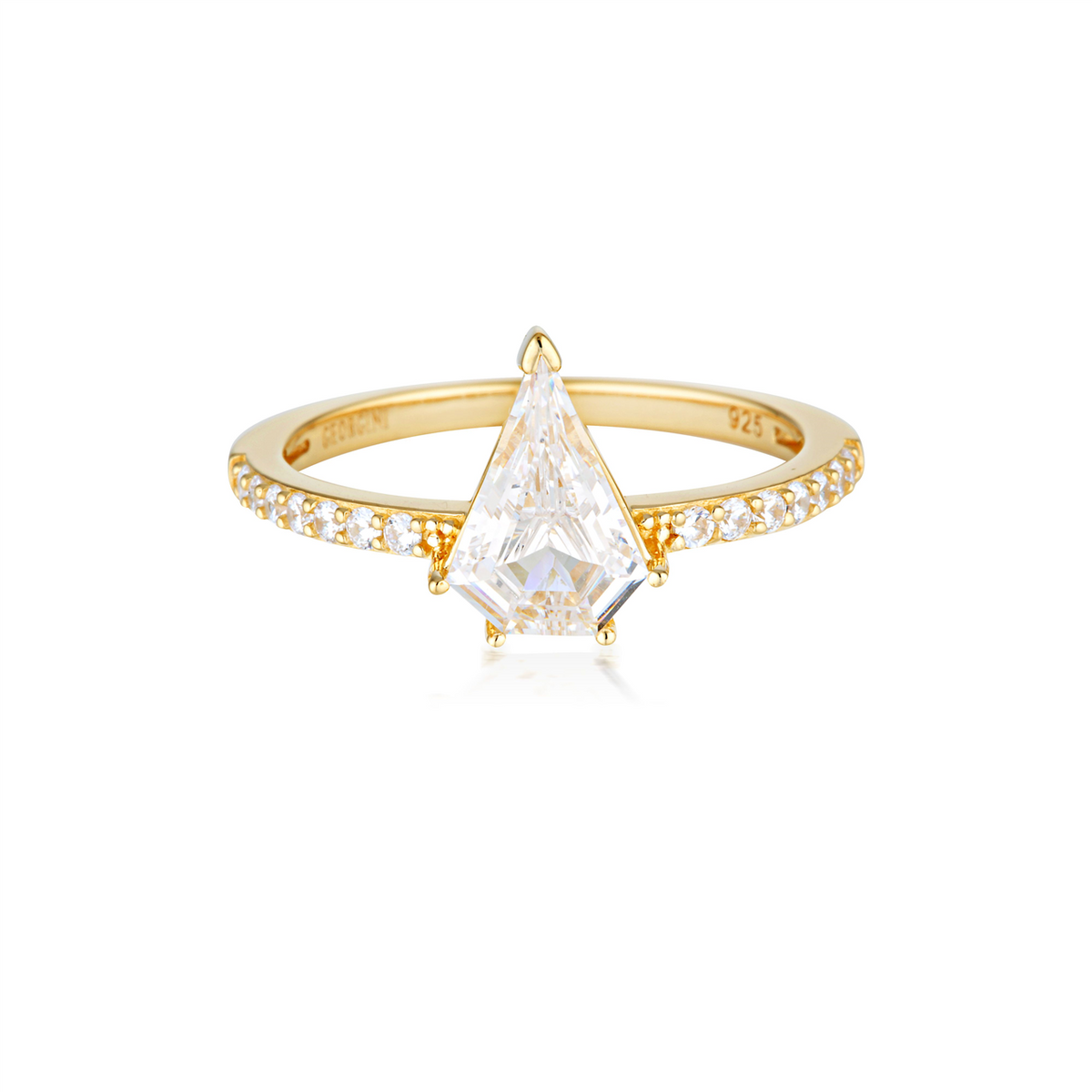 Georgini Rock Star Shield Ring Silver