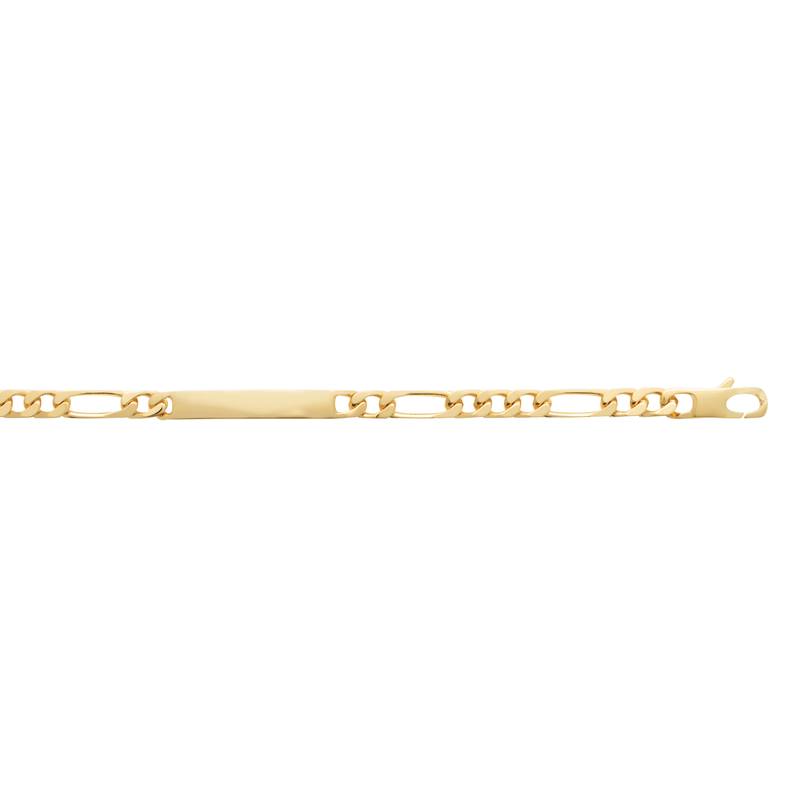 18K Gold-Plated Figaro Identity Bracelet