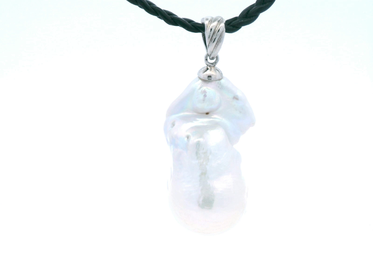 Sterling Silver Baroque Pearl Pendant