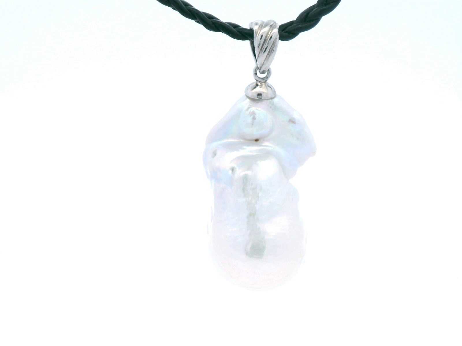 Sterling Silver Baroque Pearl Pendant