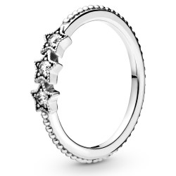 Pandora Celestial Stars Silver Ring w CZ