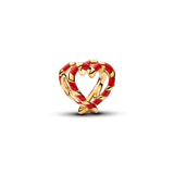 Pandora Candy Cane Heart Charm