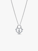 Pandora Sparkling Heart Padlock Pendant Necklace