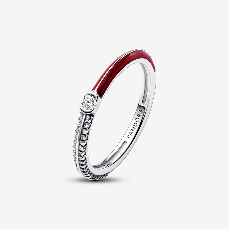 Pandora Pandora ME Pavé & Red Dual Ring