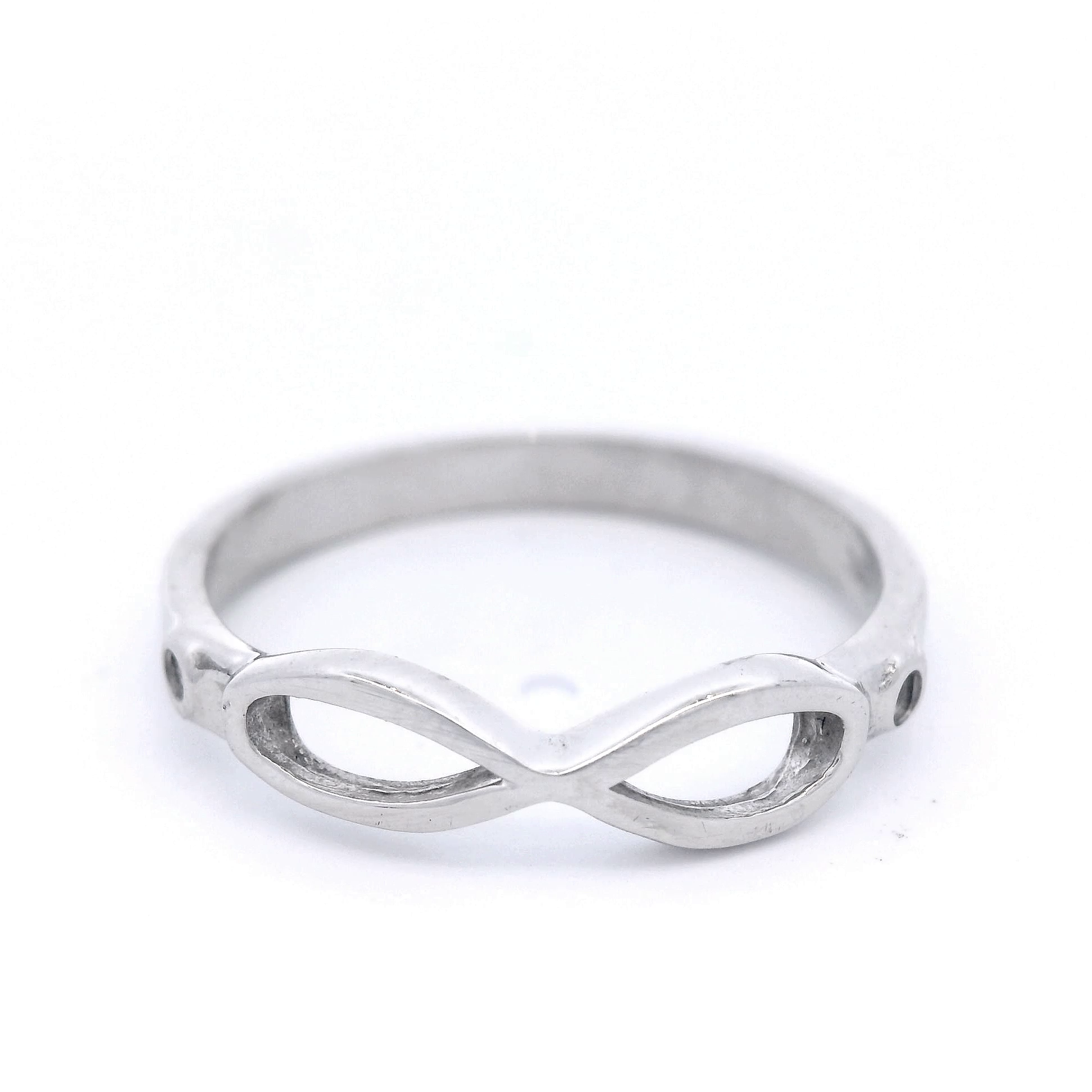 White Gold Infinity Ring