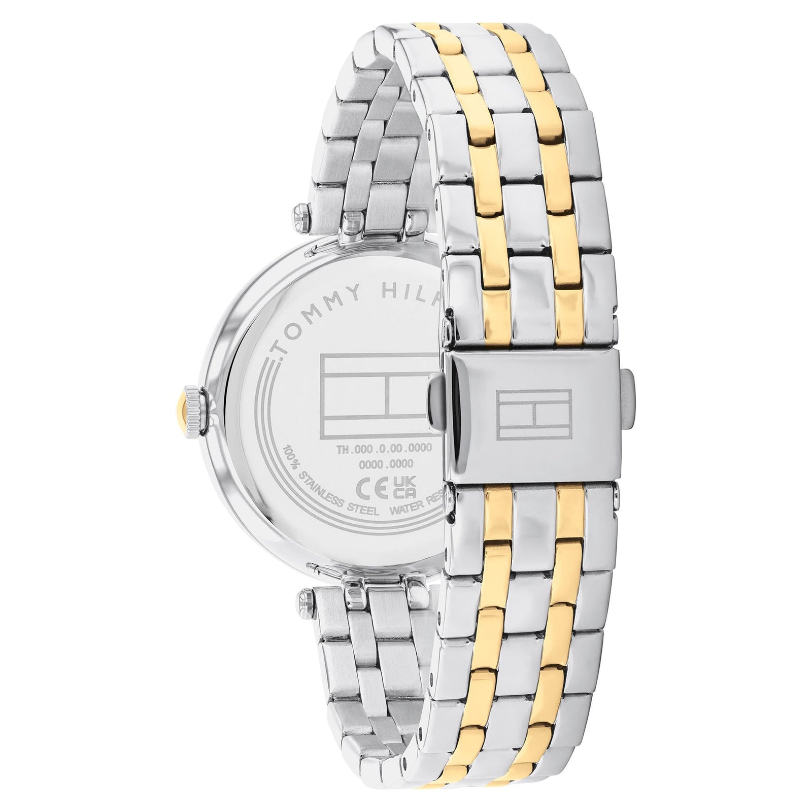 Tommy Hilfiger Two-Tone Steel Silver Dial Women's Watch