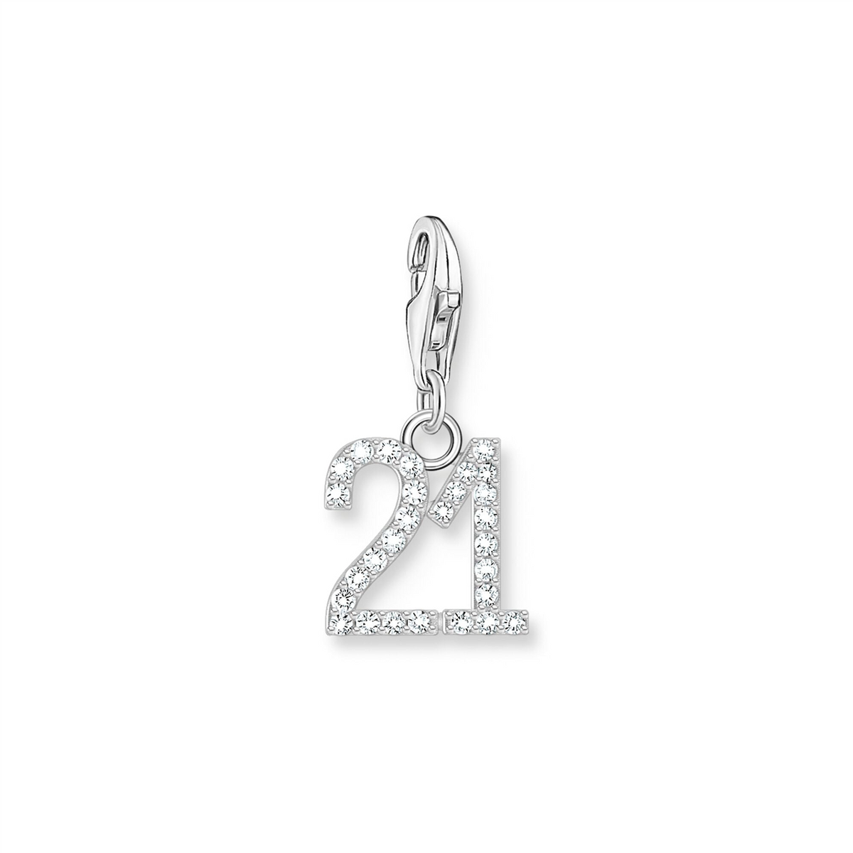 Thomas Sabo Number 21 silver charm