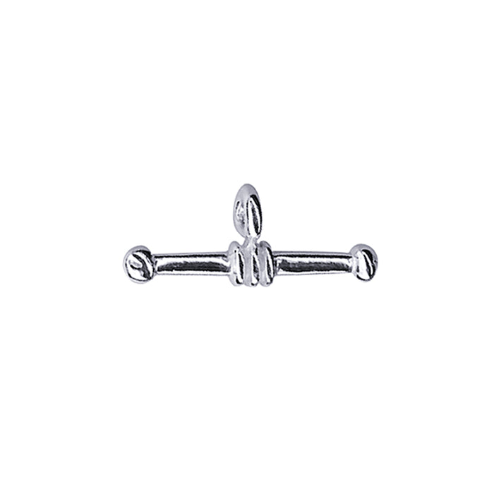 Sterling Silver 15mm T-Bar