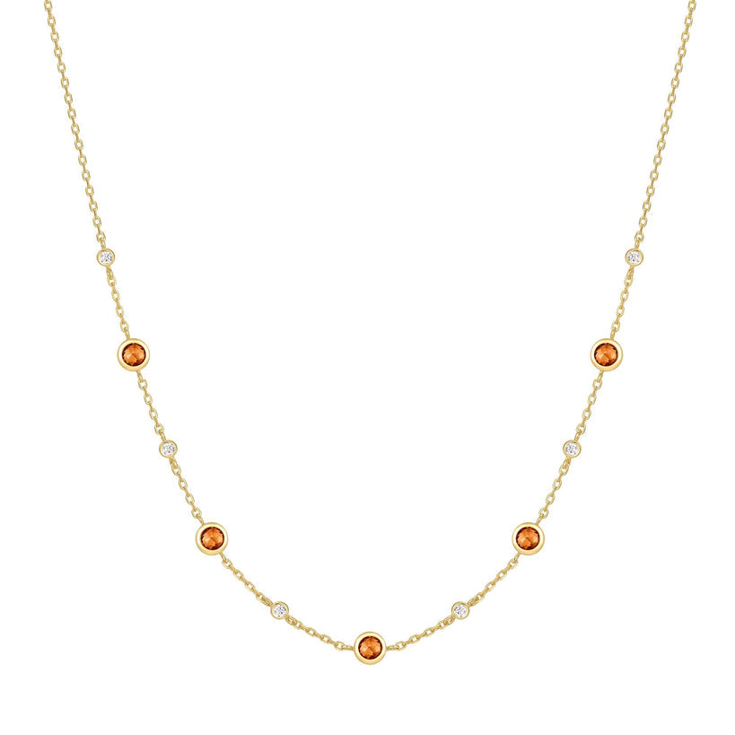 Ania Haie Gold Nano Gem Station Necklace
