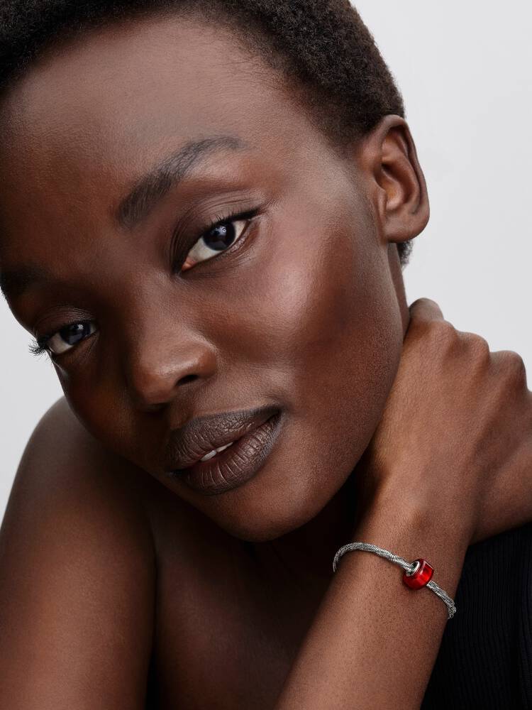 Pandora Red Murano Glass Charm