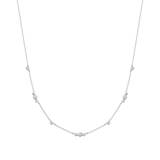 Ania Haie Sparkling Bezel Cubic Zirconia Station Necklace