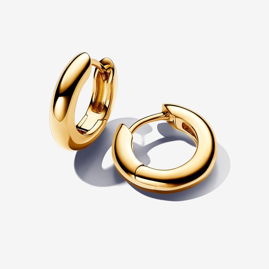 Pandora Round Hoop Earrings