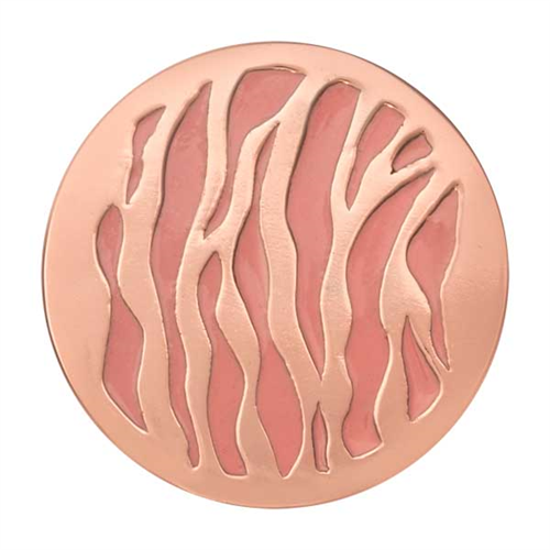 Nikki Lissoni Spot The Pink Tiger Rose Gold-Plated Coin