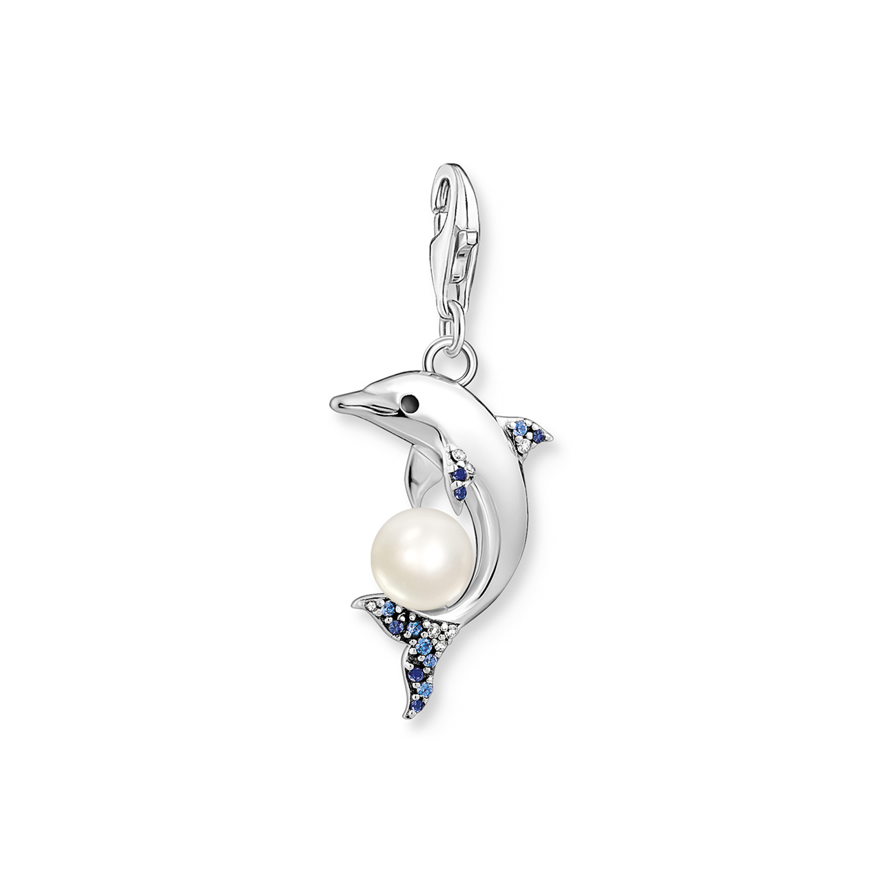 Thomas Sabo Silver Dolphin With Pearl Charm