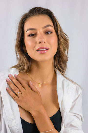 Georgini Luxury Letters B Initial Pendant Gold