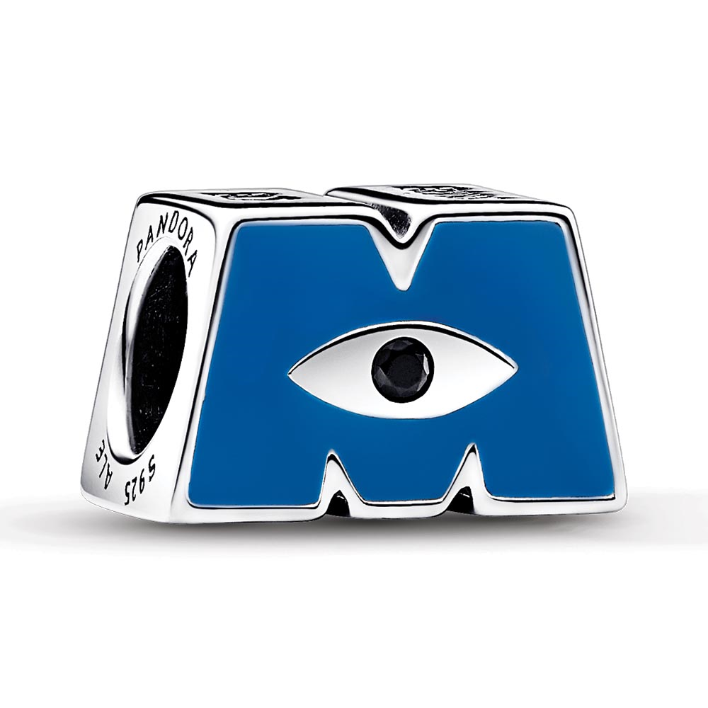 Disney Pixar Monsters, Inc. Logo M Charm