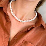 Ikecho Cyra Pearl Freshwater Pearl Necklace