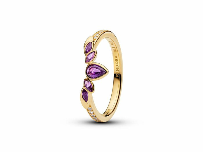 Pandora Disney Frozen Anna Purple Crystal Ring