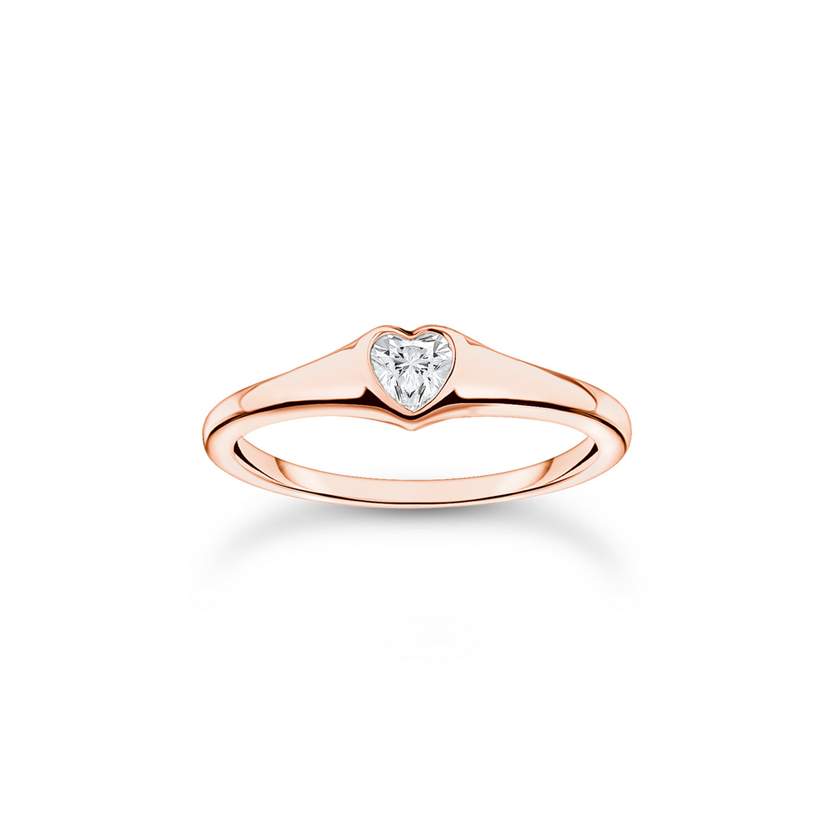 Thomas Sabo Charming Ring Heart Rose Gold