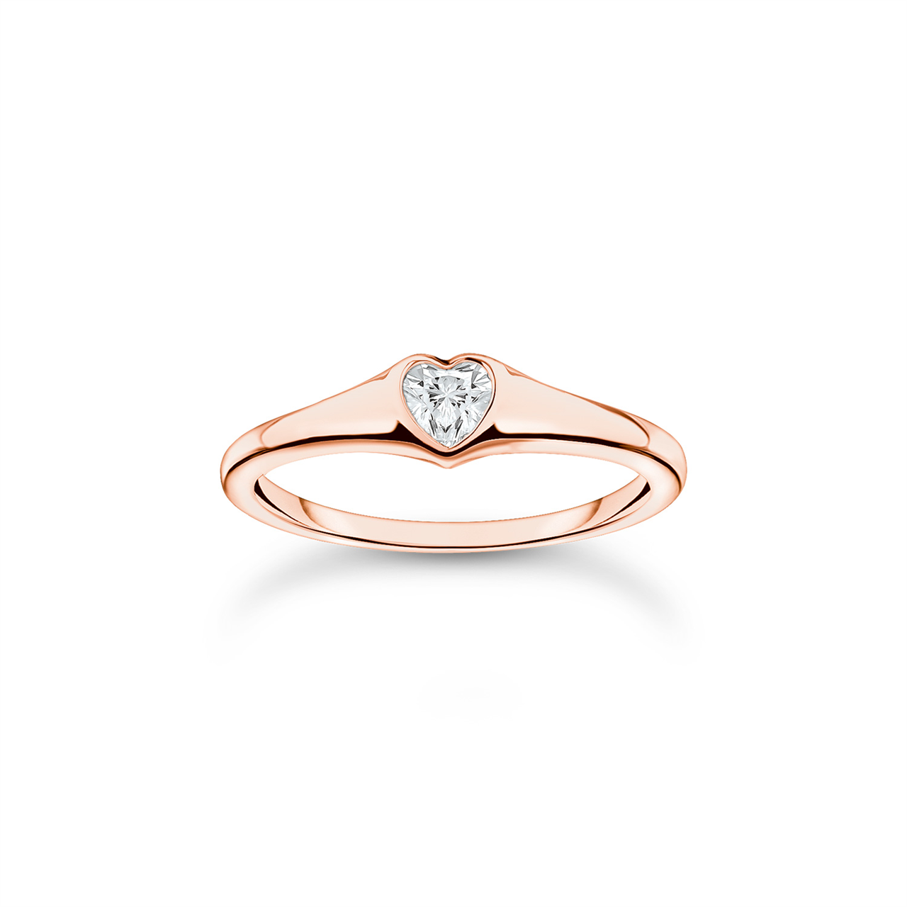 Thomas Sabo Charming Ring Heart Rose Gold