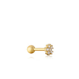 Ania Haie Sparkle Flower Barbell Single Earring