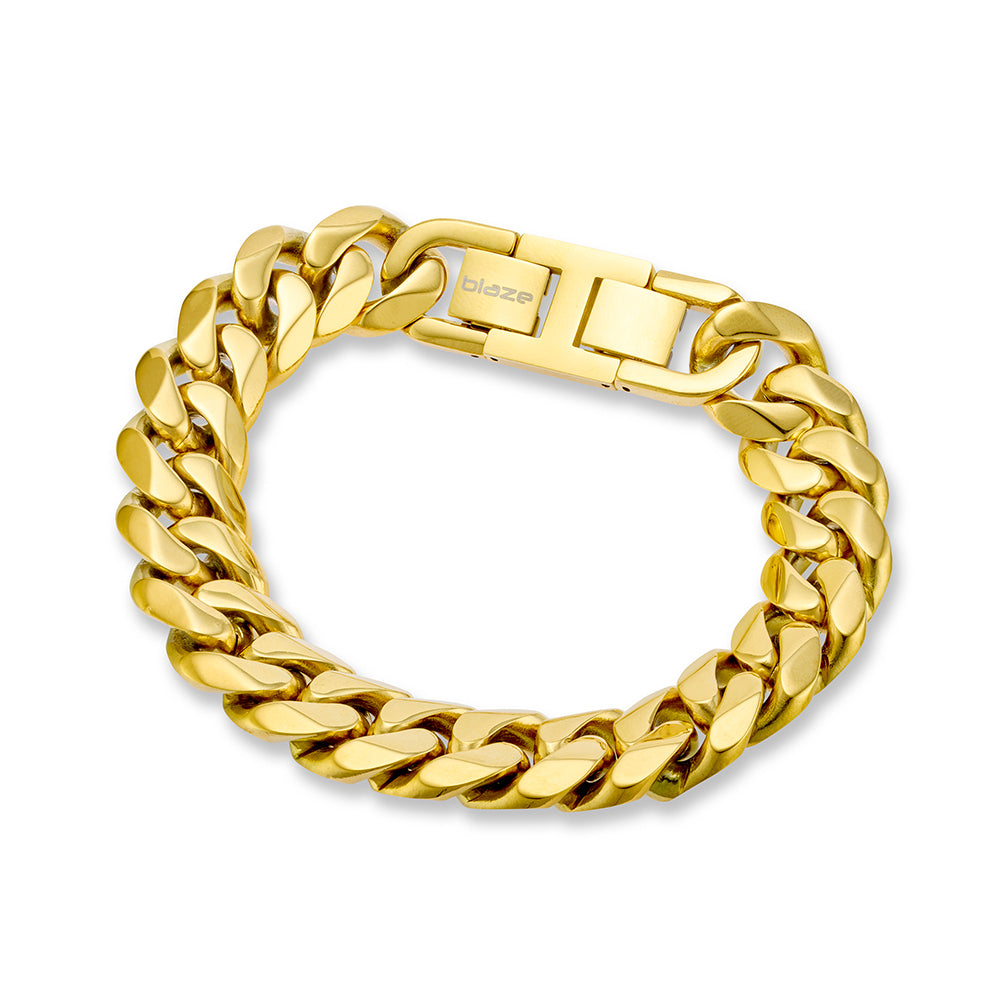 Blaze Stainless Steel 16mm Tight Cuban Link Bracelet