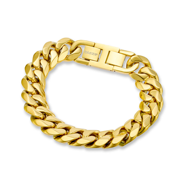 Blaze Stainless Steel 16mm Tight Cuban Link Bracelet