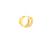 Cartier Style Huggie Earrings in Yellow Gold