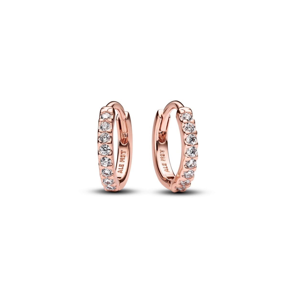 Pandora Sparkling Huggie Hoop Earrings
