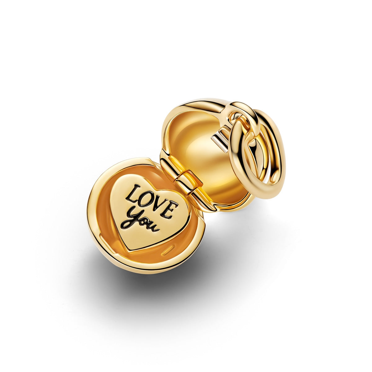 Pandora Openable Gold Mom Ball Clasp Charm