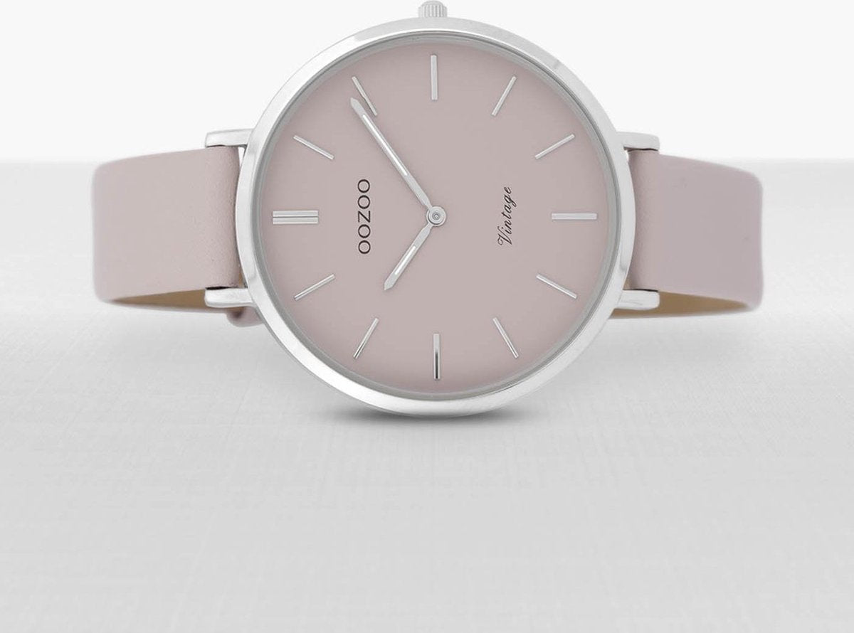 OOZOO Vintage Pink Watch 40mm - Gray