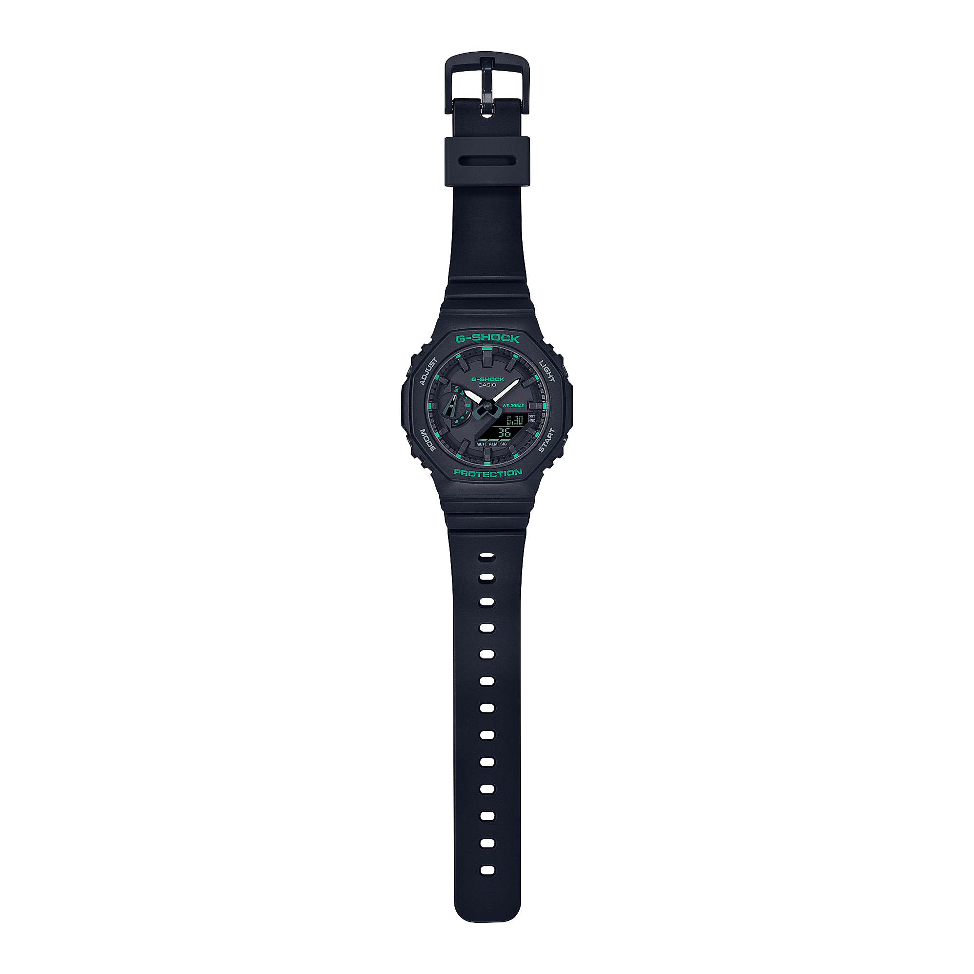 G-Shock Mid Duo Green Accent Watch GMAS2100GA-1A