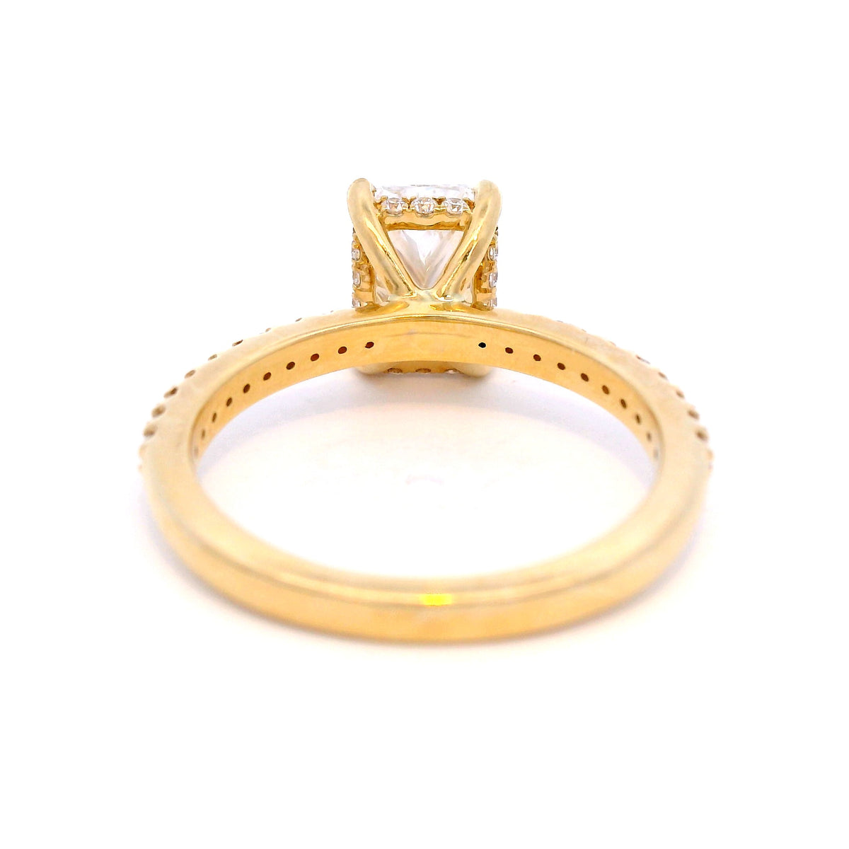 18 Carat Yellow Gold Diamond Dress Ring