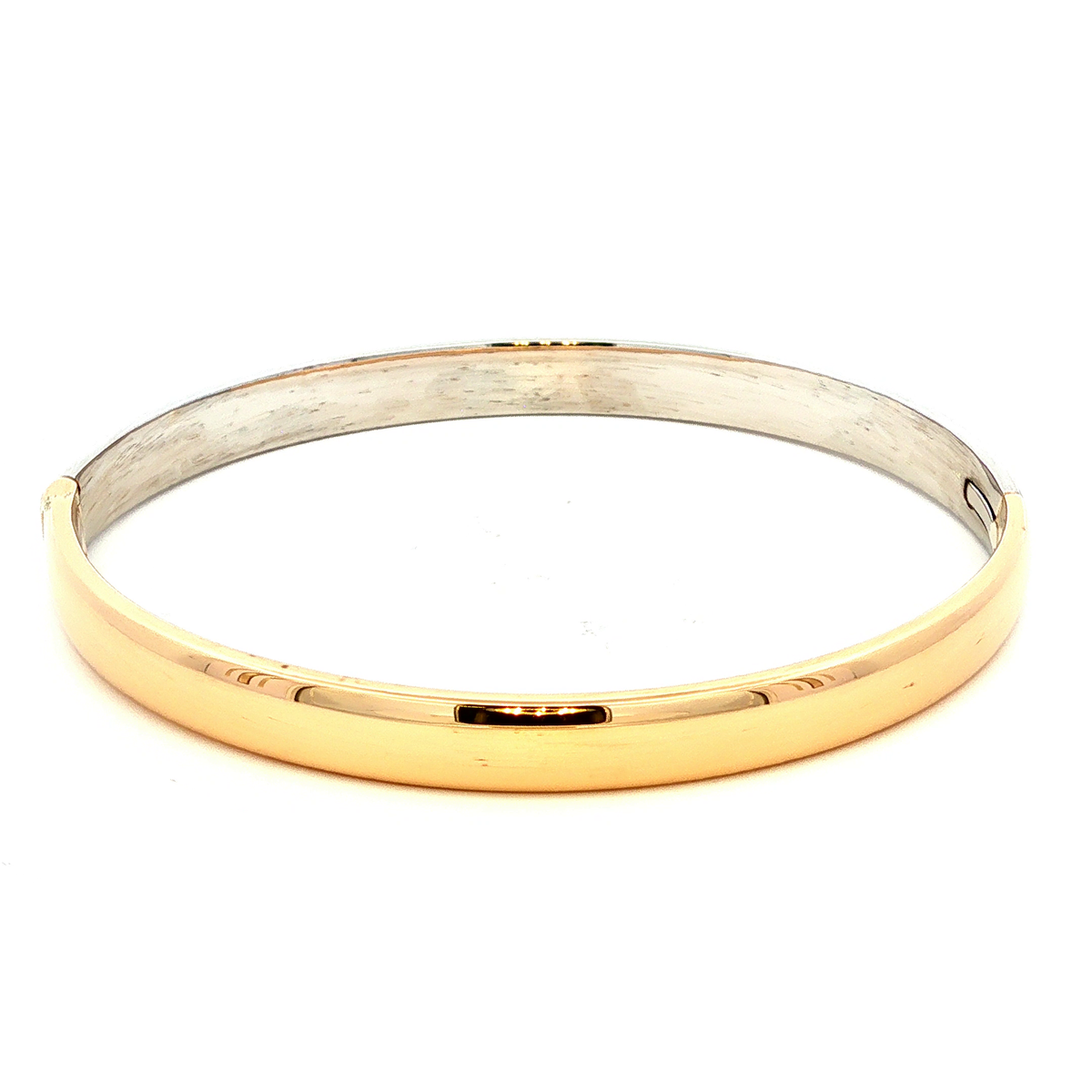 Hinged Oval Tube Oval Shape Bangle