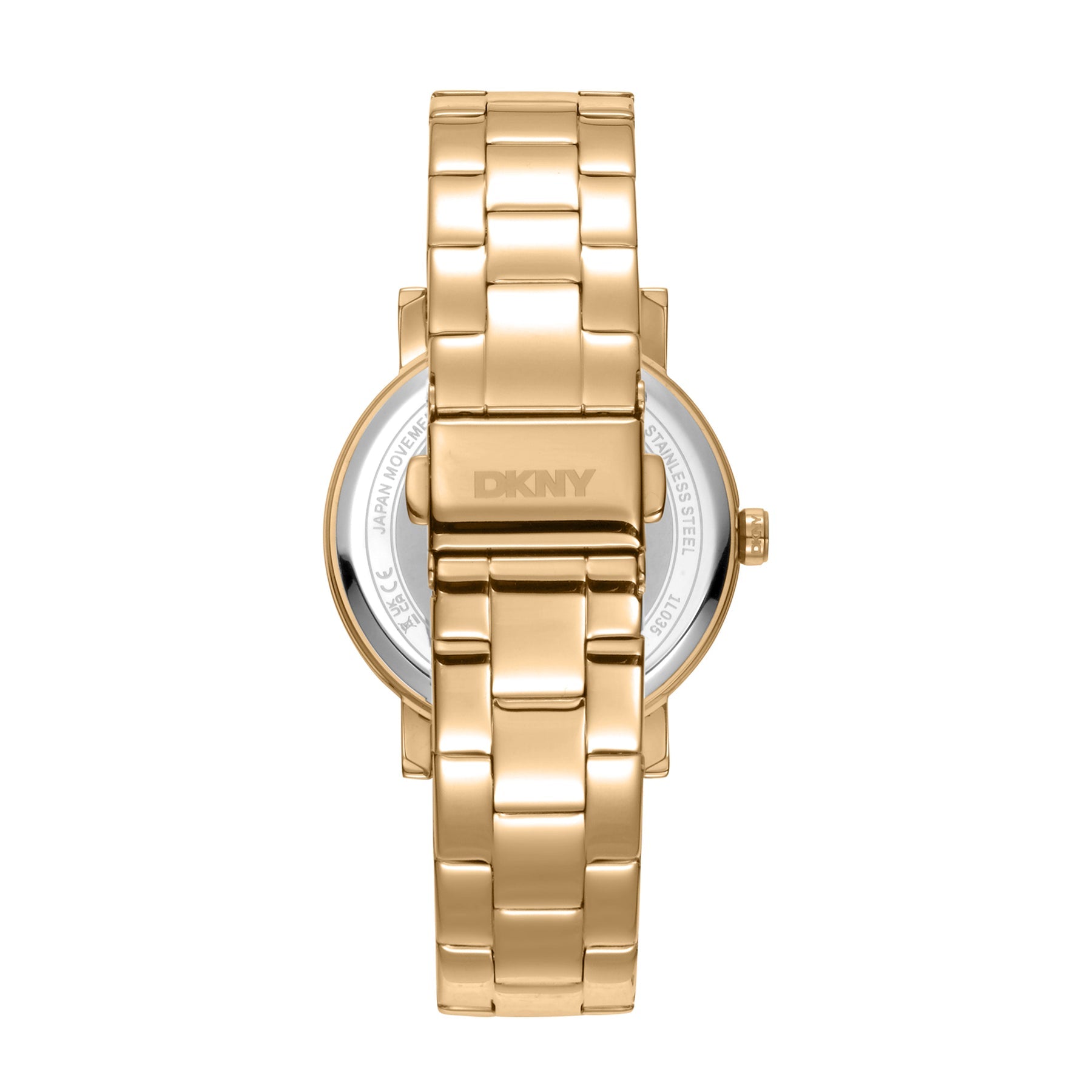 DKNY Logo Women's Silver Dial Stainless Steel Watch