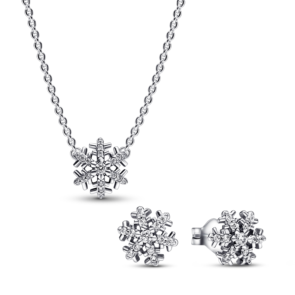 Pandora Moments Silver Snowflake Gift Set