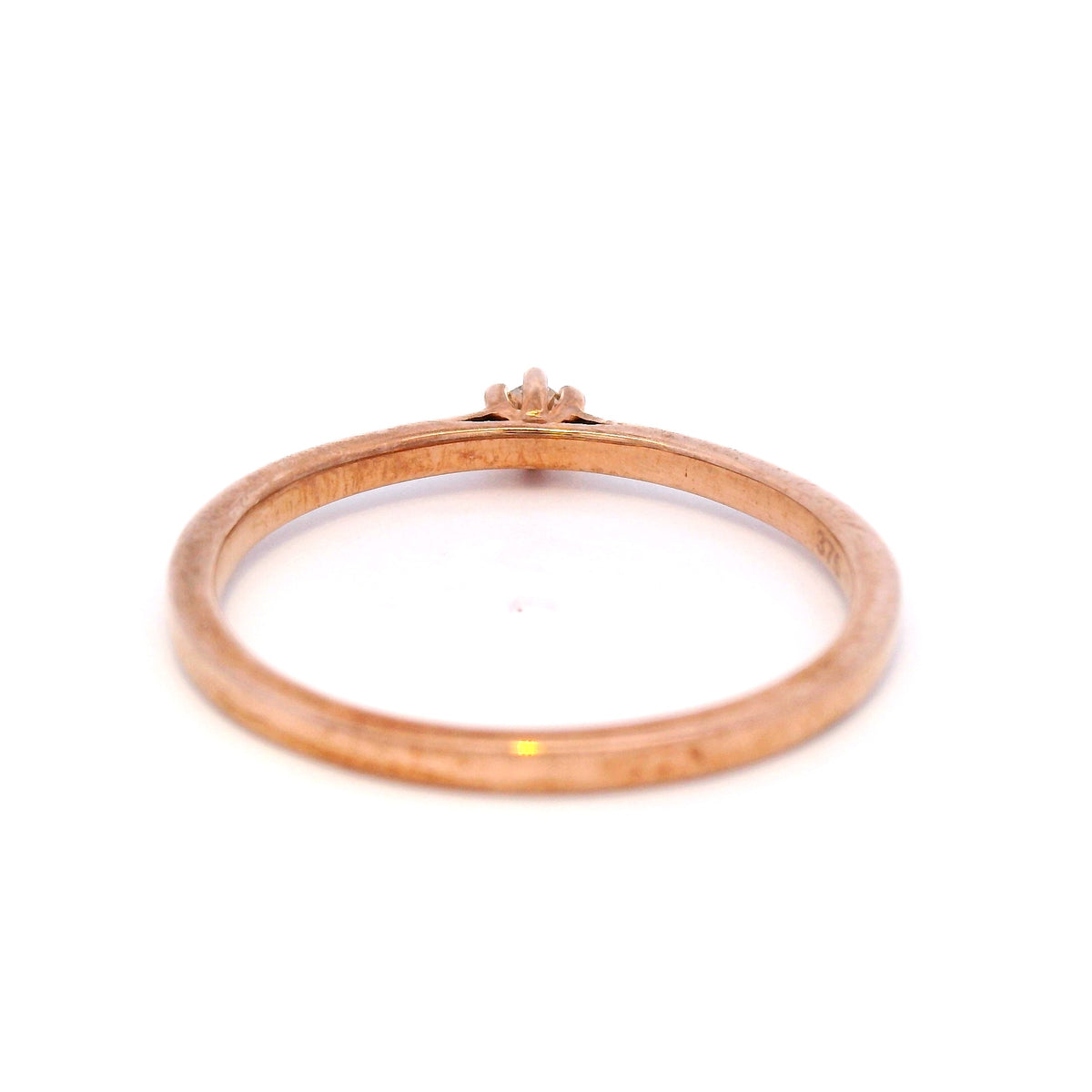 Claw Set Diamond Dress Ring in 9 Carat Rose Gold