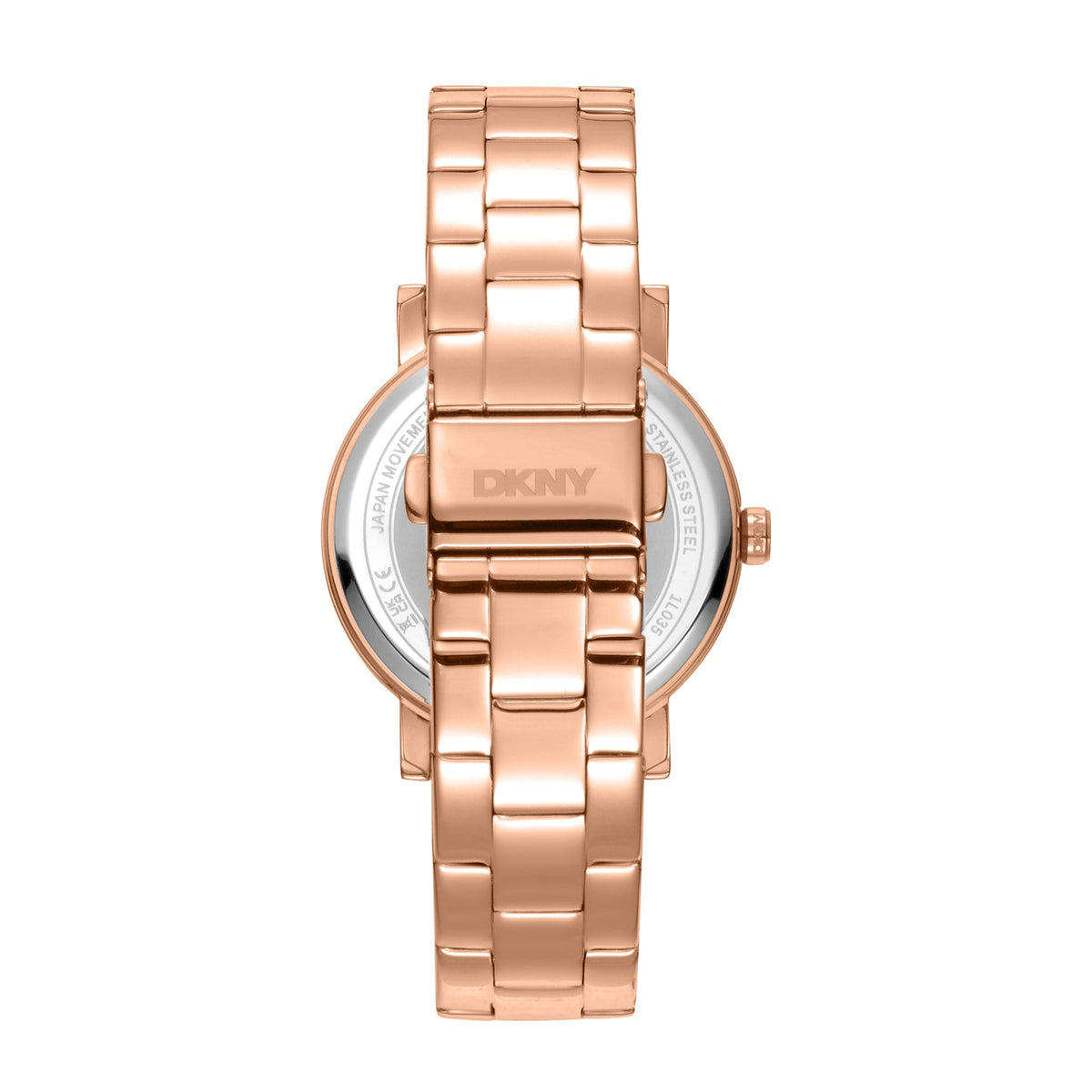 DKNY Logo Women's Silver Dial Stainless Steel Watch