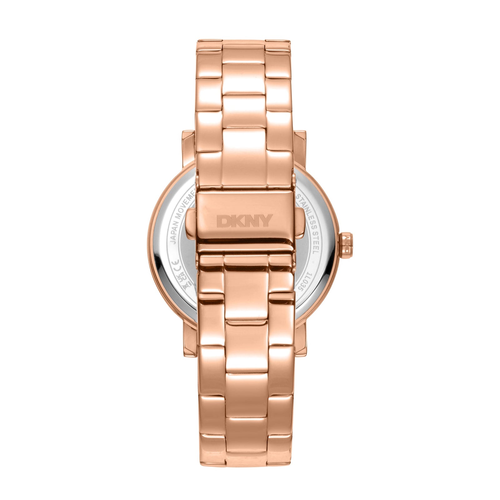 DKNY Logo Women's Silver Dial Stainless Steel Watch