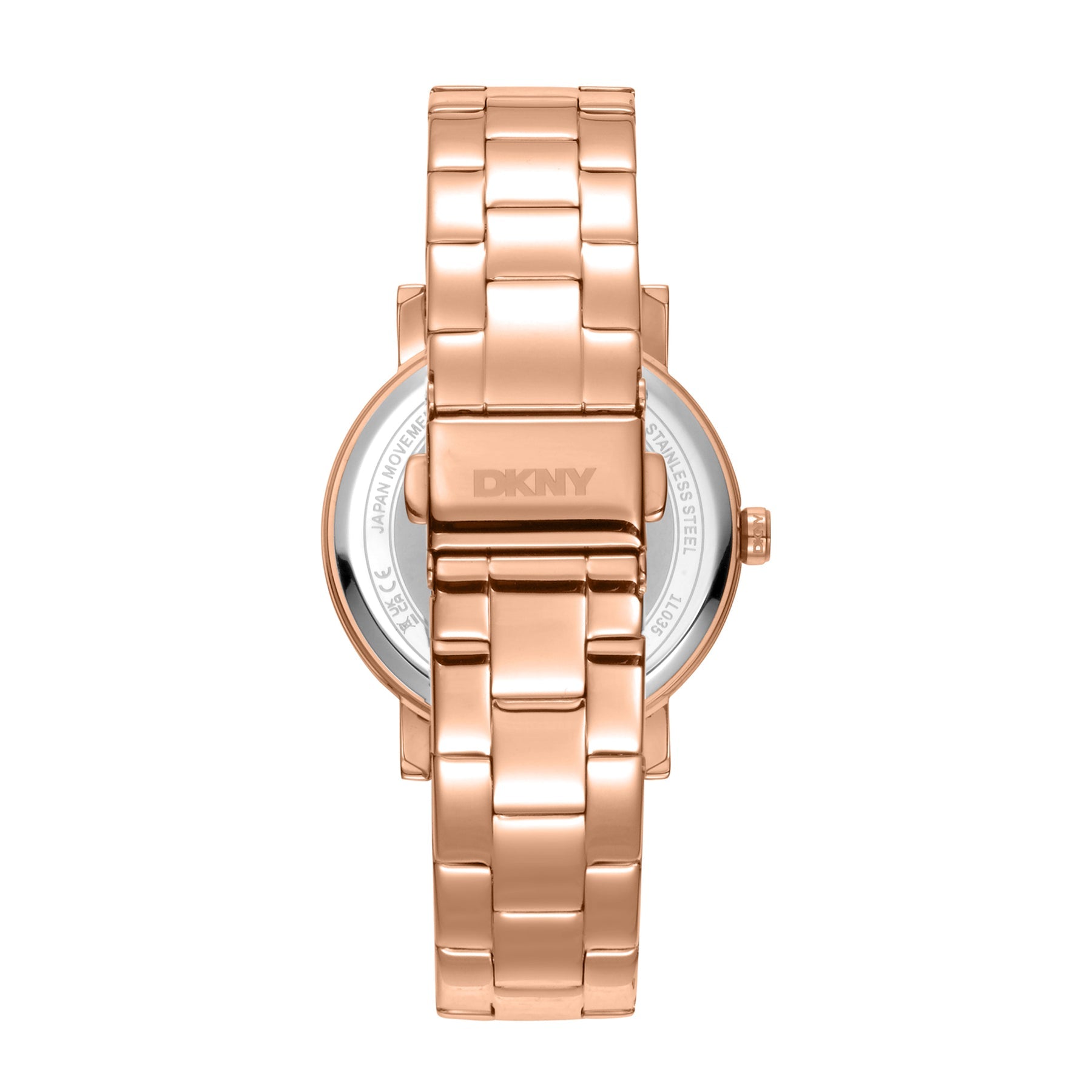 DKNY Logo Women's Silver Dial Stainless Steel Watch