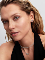 Pandora Halo Heart Trilogy Collier Necklace