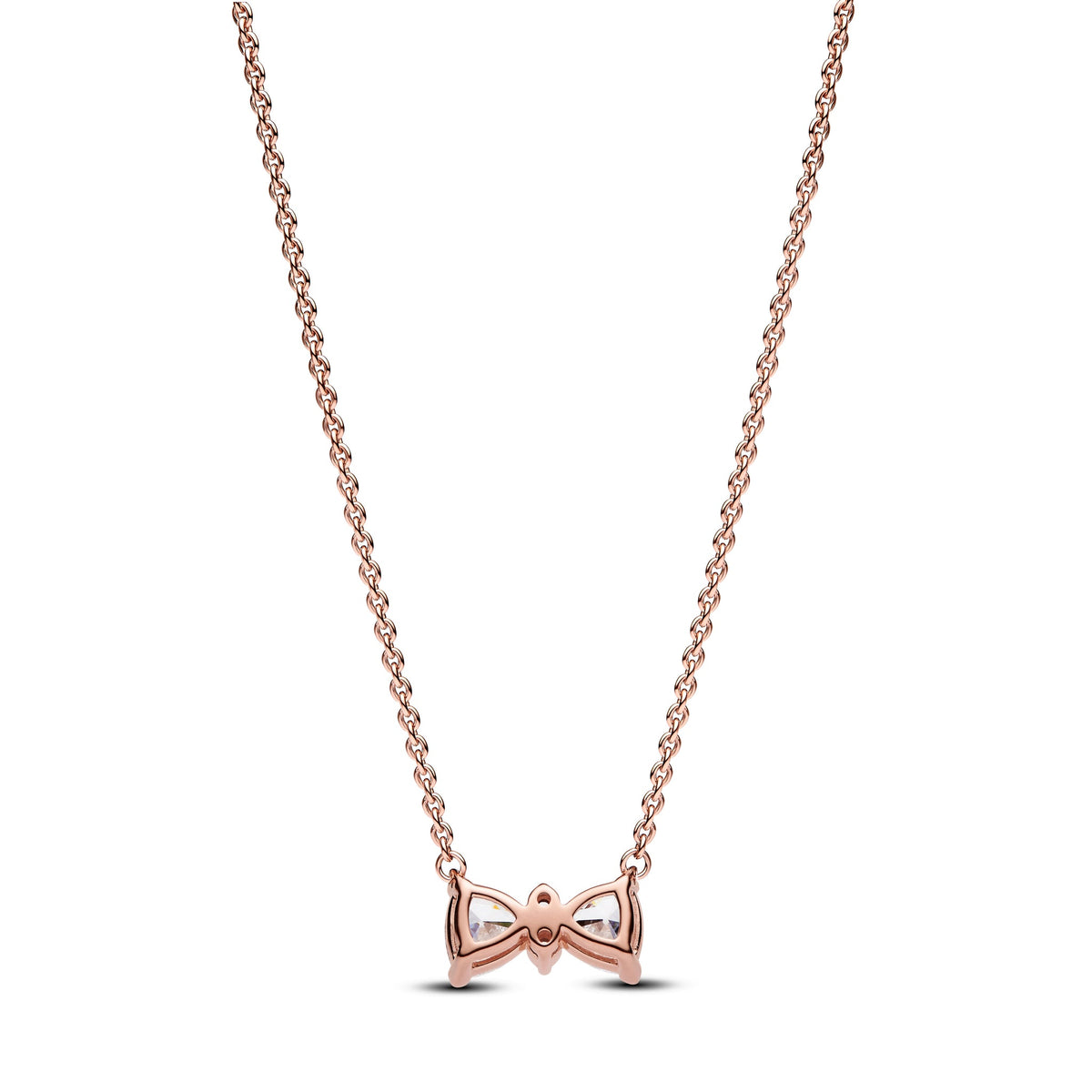 Pandora Sparkling Bow Necklace
