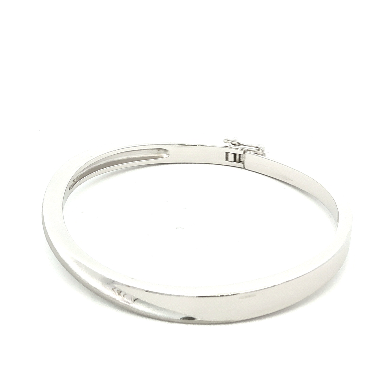 Breuning Sterling Silver Hinged Bracelet